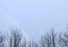 В Павлограде увидели радугу за 3 дня до Нового года (ФОТО)