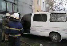 На ПШС загорелся автомобиль, была угроза взрыва