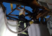 В Богуславе сгорела крыша магазина