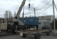 В Павлограде из модульного городка забрали генератор