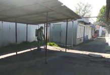 В Павлограде дезинфицировали рынок (ВИДЕО)