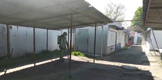В Павлограде дезинфицировали рынок (ВИДЕО)