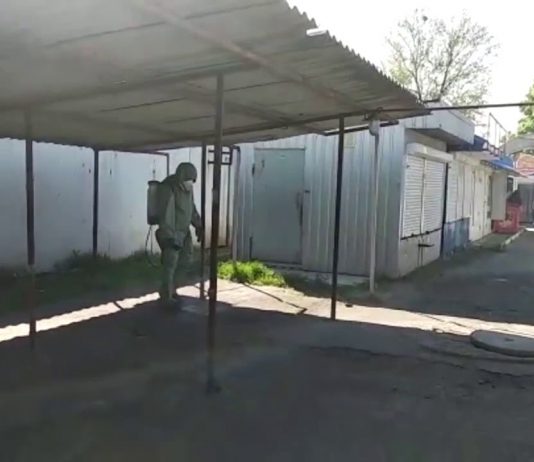 В Павлограде дезинфицировали рынок (ВИДЕО)