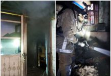 В Павлограде 10 спасателей тушили дом