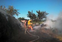 В одном из хозяйств на Юрьевщине сгорело 5 т сена