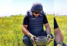 Павлоградец нашел на своем участке противотанковую мину