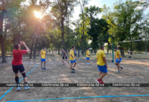 В Павлограде появилась профессиональная волейбольная площадка (ФОТО)