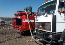 Утром под Павлоградом горела свалка