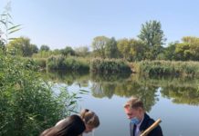 В Павлограде убрали берег реки