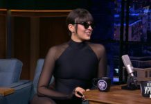 Maruv побывала на «Вечернем Урганте», где показала мужа и подарила Ивану латексные трусы (ВИДЕО)