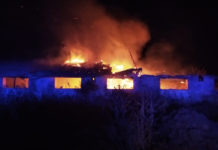 В Павлограде случился пожар в заброшенном здании птицефермы