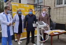 В больницы Павлограда и Першотравенска привезли новые аппараты искусственной вентиляции легких