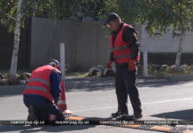 В Павлограде устанавливают лежачих полицейских