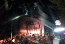 В Кочережках сгорело две постройки