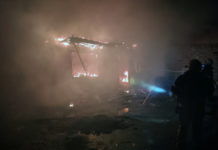 В Павлограде сгорела летняя кухня (ВИДЕО)