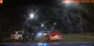 Опубликовано видео полицейской погони в Павлограде + видео с балкона