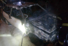 В Павлограде загорелась «восьмерка» (ФОТО)