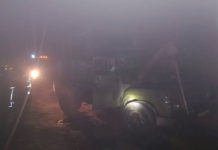 На Павлоградщине горел грузовик