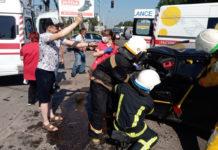 В Павлограде произошло масштабное ДТП (ФОТО и ВИДЕО)