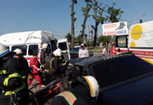 В сети появилось видео момента аварии на ул. Днепровская (ОБНОВЛЕНО)