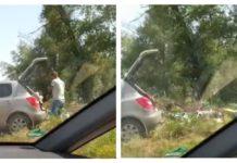 Павлоградец, выбрасывающий мусор, стал «антигероем» Фейсбука (ВИДЕО)