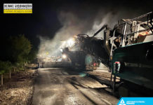 Ремонт трассы Днепр-Павлоград не останавливается даже ночью (ФОТО)