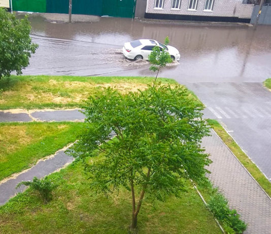 В Павлограде частично подтопило улицы