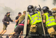 Дым и «захват исполкома» — в Павлограде проходят учения по территориальной обороне (ФОТОФАКТ)