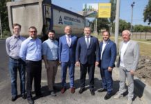 На ремонте ул. Днепровской побывала делегация чиновников (ФОТО)