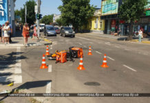 В Павлограде в ДТП пострадал курьер супермаркета (ФОТО)
