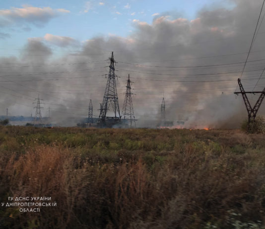 В Павлограде случился масштабный пожар: (ВИДЕО)