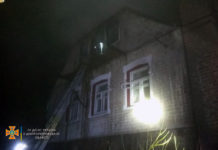 В Павлограде сгорела крыша двухэтажного дома