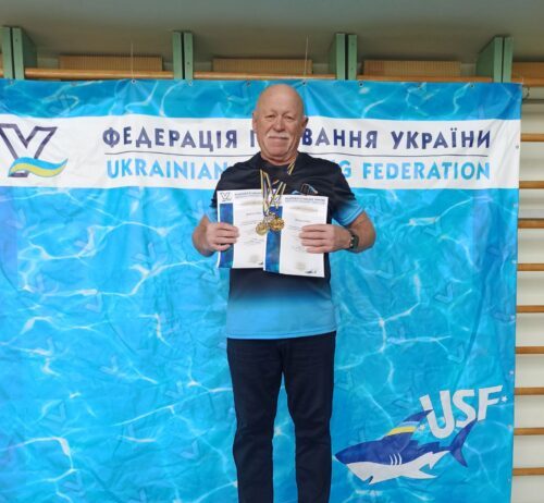 Павлоградский пловец-ветеран стал чемпионом Украины