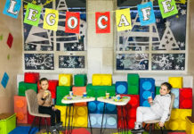 Павлоградскую школу украсили в стиле ЛЕГО-ЛЕНД (ФОТО)