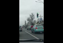 В Павлограде был замечен Санта Клаус на мотоцикле (ВИДЕО)