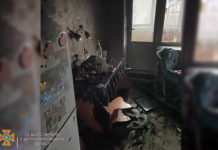 Утро нового года в Терновке началось пожаром с пострадавшими