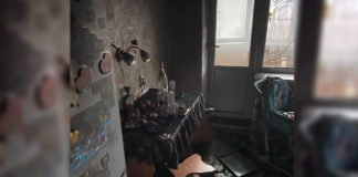 Утро нового года в Терновке началось пожаром с пострадавшими