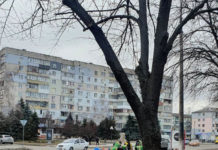 В Павлограде продолжили устанавливать бетонные полусферы