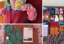 Клуб рукодельниц дарит теплые вещи павлоградским «торопыжкам»