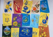 Павлоградська художниця намалювала листівки для військових на передову