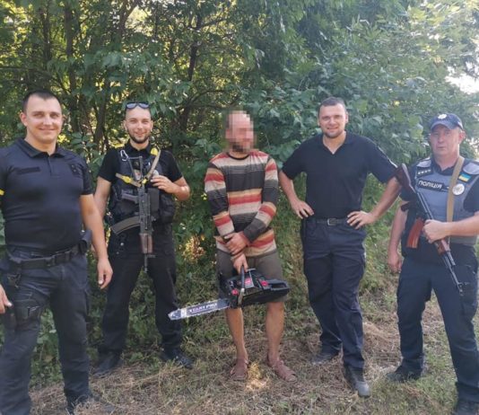 Поліція Павлограда затримала чоловіка за вирубку дерев у заповіднику