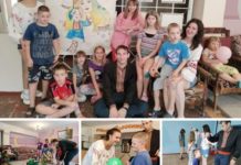 У Павлограді актори завітали до дітей, які змушені були покинути домівки