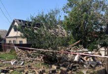 У Дніпрі ракета поцілила у приватний будинок (ВІДЕО)