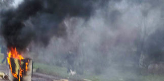 У Павлограді безхатьки підпалили холодильник, дійшло до бійки (ФОТОФАКТ)