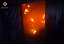 На Павлоградщині згорів сінник