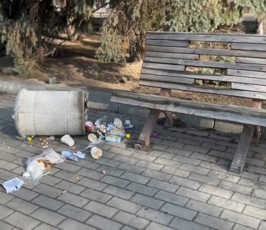 В центрі Павлограда розгулялися вандали (ВІДЕО)