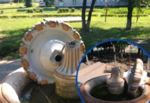 У Тернівці вандали зламали фонтан