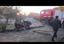 У Павлограді врятували жінку з палаючого будинку (ВІДЕО)