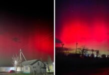 Над Павлоградщиною люди бачили Північне сяйво