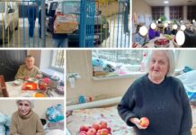 Павлоградська родина ділиться яблуками з власного саду